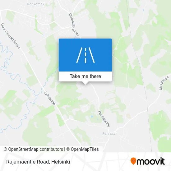 Rajamäentie Road map