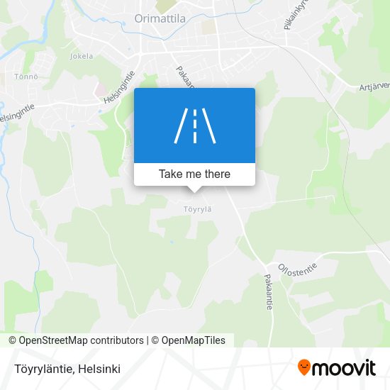 Töyryläntie map