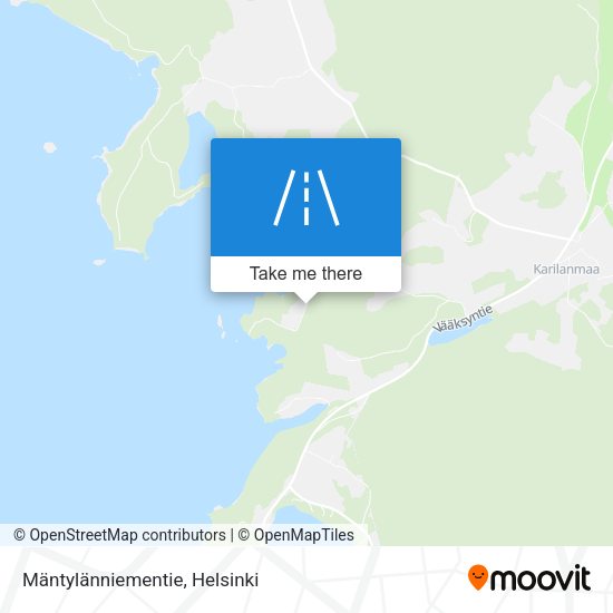 Mäntylänniementie map