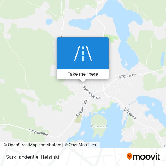 Särkilahdentie map