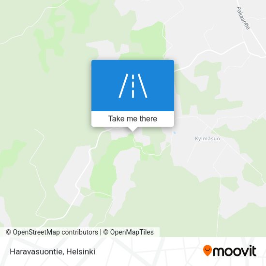 Haravasuontie map