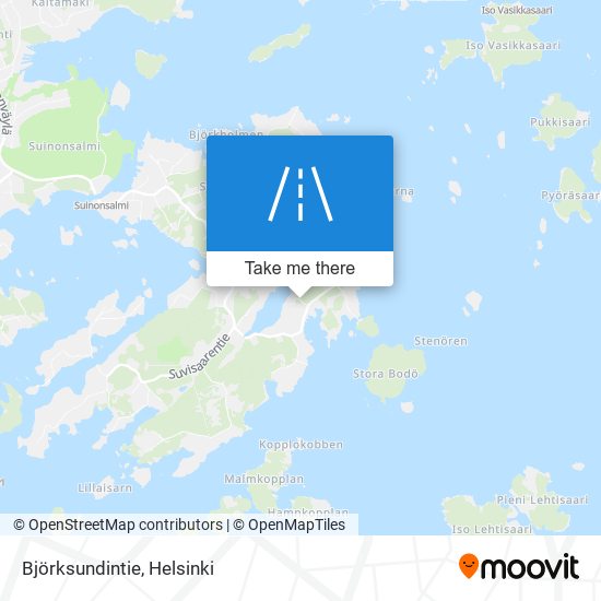 Björksundintie map