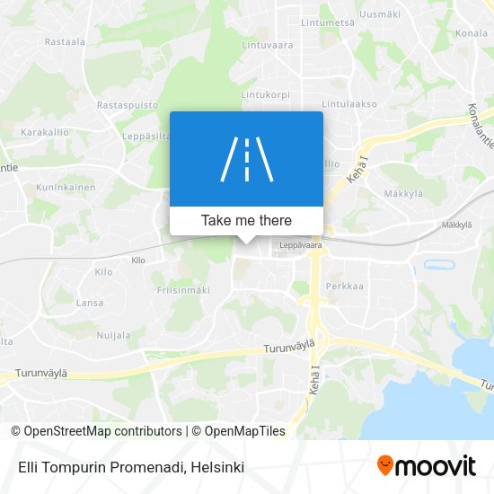 Elli Tompurin Promenadi map