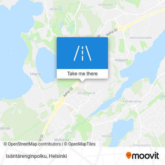 Isäntärenginpolku map