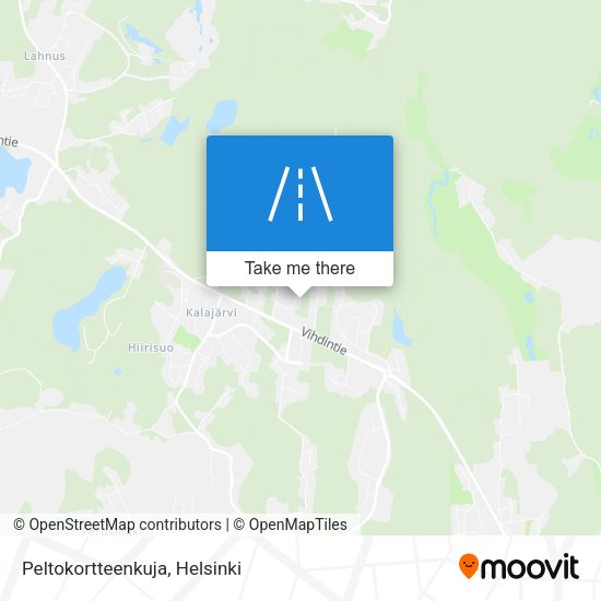 Peltokortteenkuja map