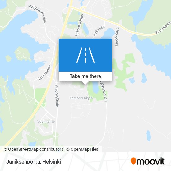 Jäniksenpolku map