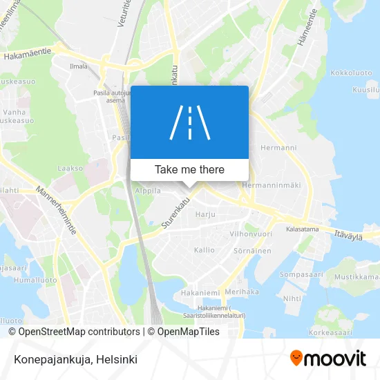 Konepajankuja map