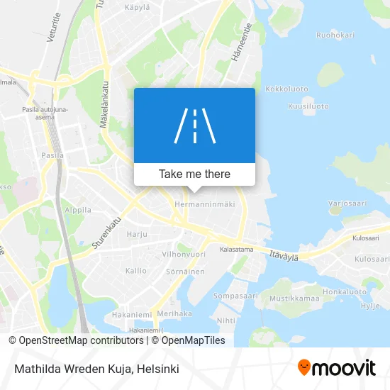 Mathilda Wrede Lane map