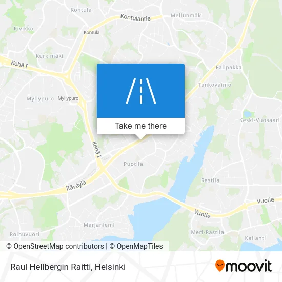 Raul Hellberg's Trail map