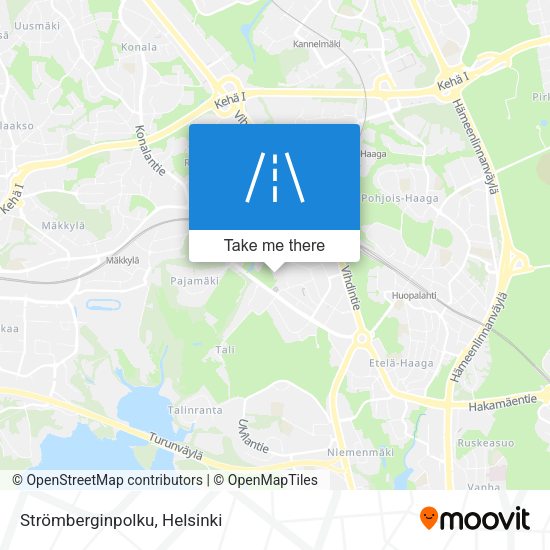 Strömberginpolku map