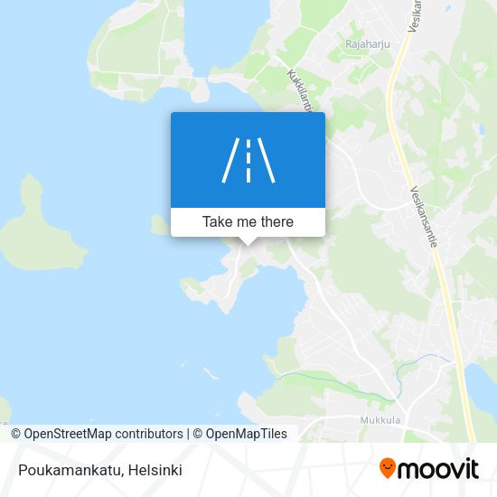 Poukamankatu map