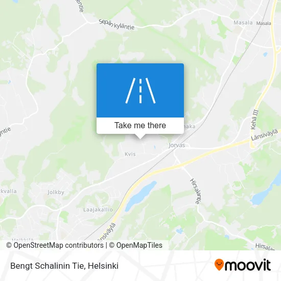 Bengt Schalinin Tie map