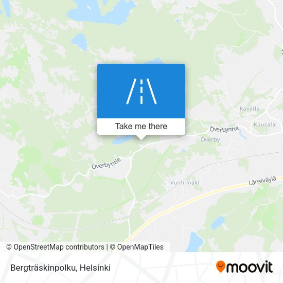 Bergträskinpolku map