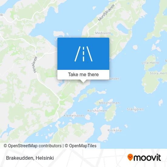 Brakeudden map