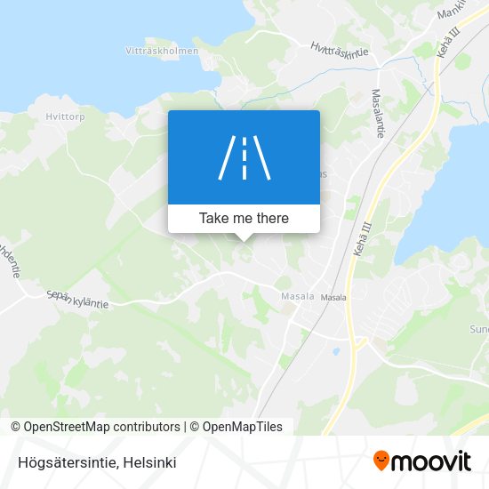 Högsätersintie map