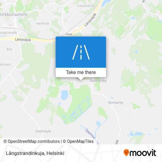 Långstrandinkuja map