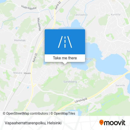 Vapaaherrattarenpolku map