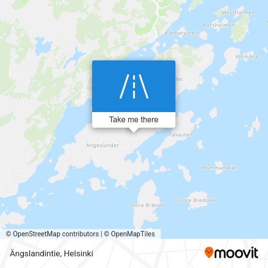 Ängslandintie map