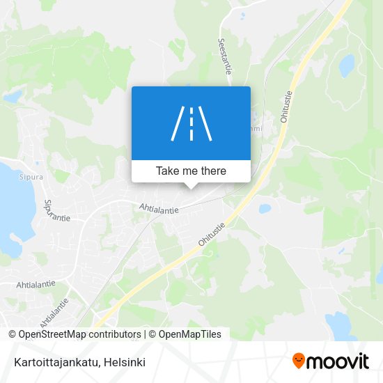 Kartoittajankatu map