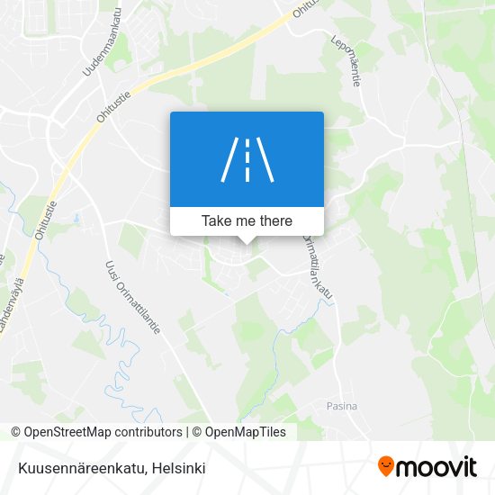 Kuusennäreenkatu map