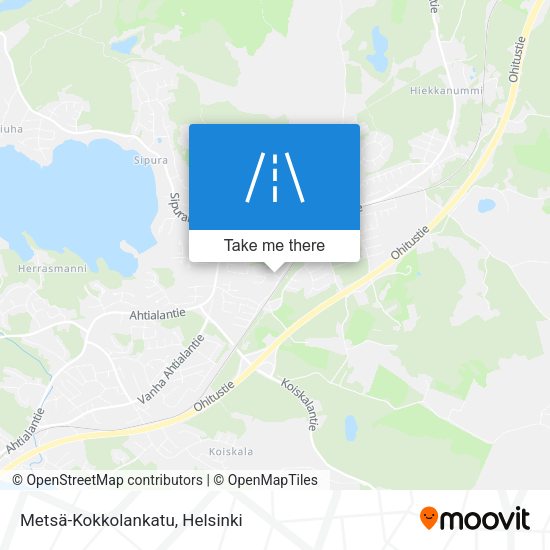 Metsä-Kokkolankatu map