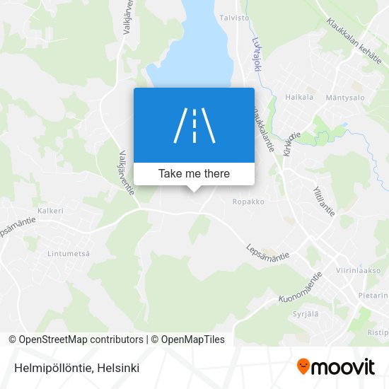 Helmipöllöntie map