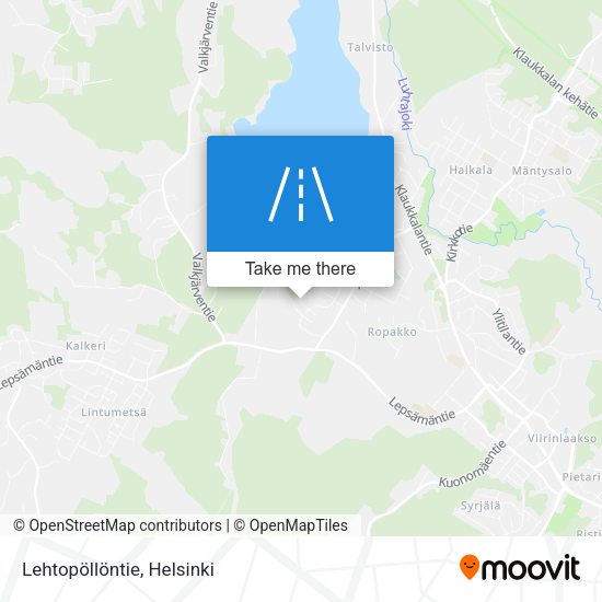 Lehtopöllöntie map