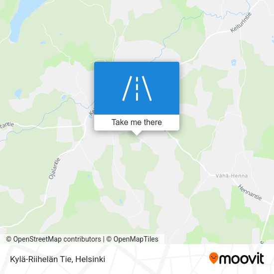 Kylä-Riihelän Tie map