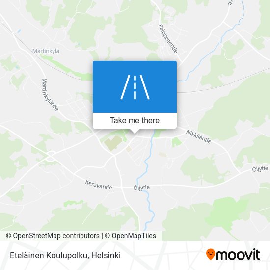 Eteläinen Koulupolku map