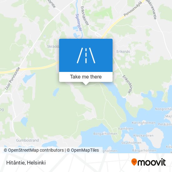 Hitåntie map