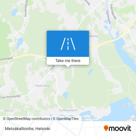 Metsäkalliontie map