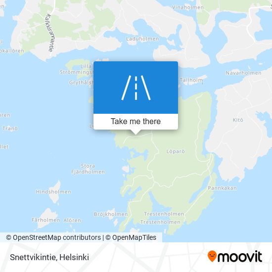 Snettvikintie map