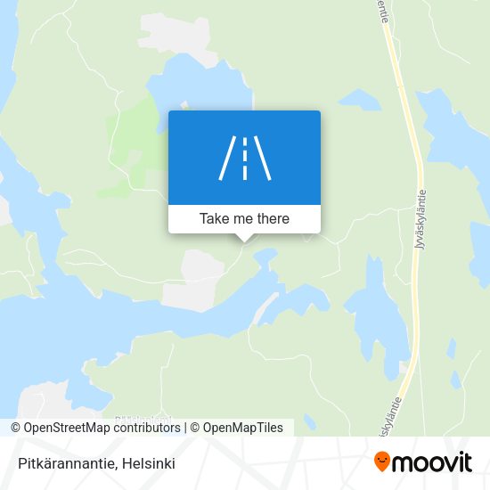 Pitkärannantie map