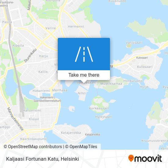 Kaljaasi Fortunan Katu map