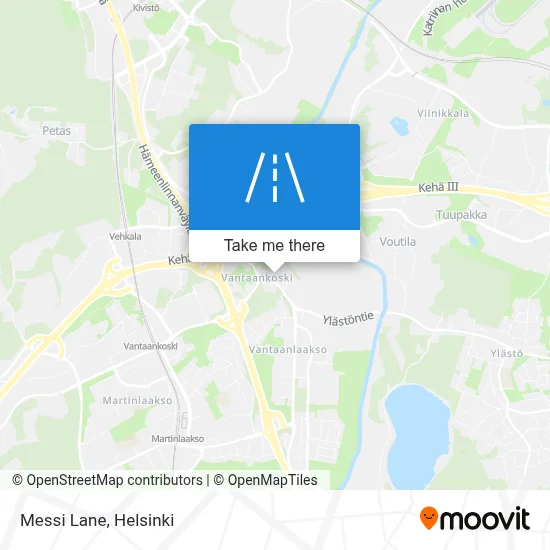 Messi Lane map