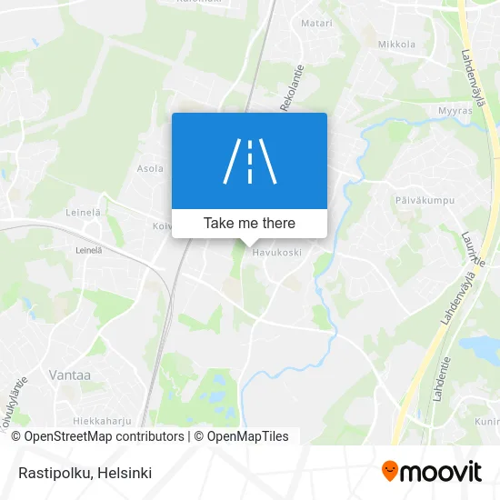 Orienteering Path map