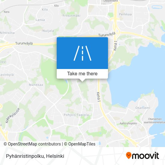 Pyhänristinpolku map