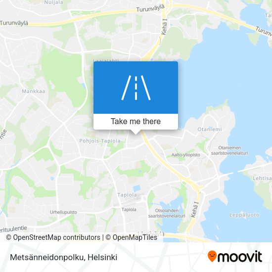 Metsänneidonpolku map