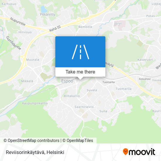 Reviisorinkäytävä map
