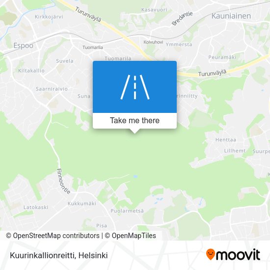 Kuurinkallionreitti map
