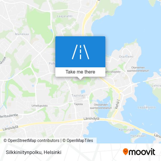 Silkkiniitynpolku map