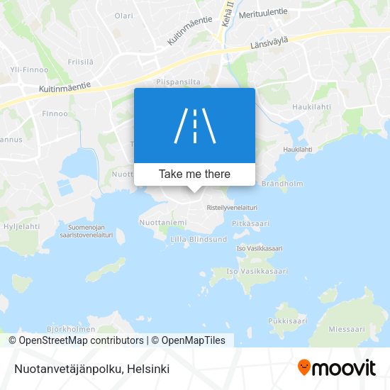 Nuotanvetäjänpolku map