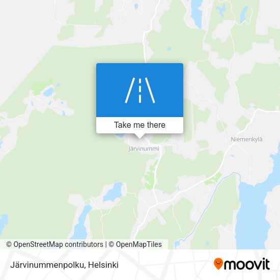 Järvinummenpolku map
