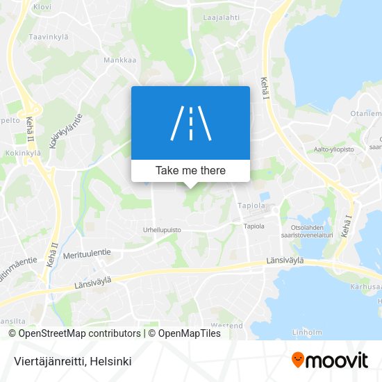 Viertäjänreitti map