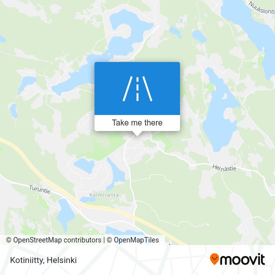 Kotiniitty map