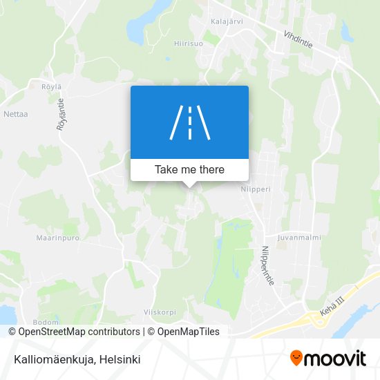 Kalliomäenkuja map
