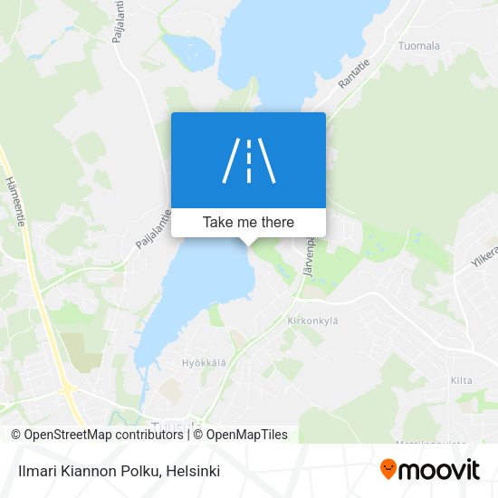Ilmari Kiannon Polku map