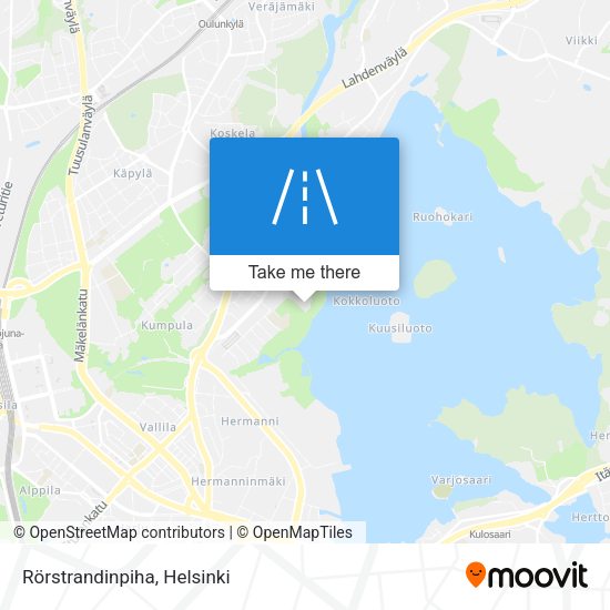 Rörstrandinpiha map