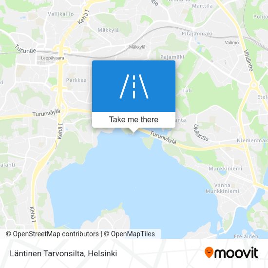 Läntinen Tarvonsilta map
