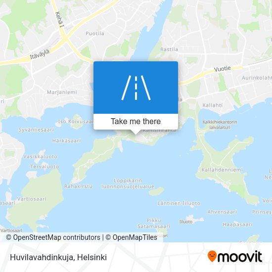 Huvilavahdinkuja map